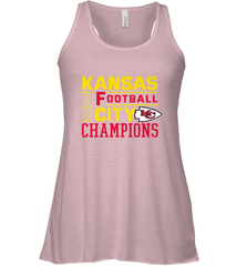 Kansas City Football Champions Vintage KC Distressed Gift Women's Racerback Tank Women's Racerback Tank - HHHstores