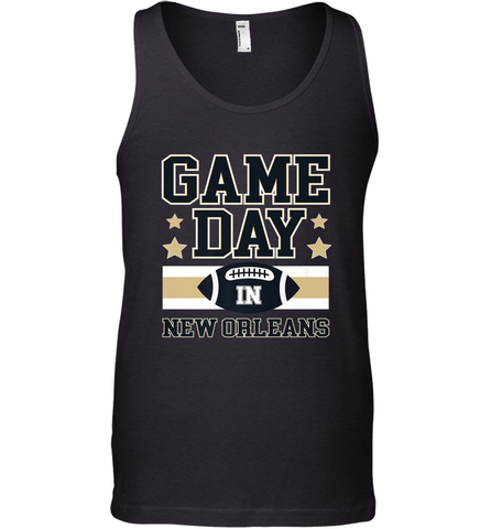 NFL New Orleans La. Game Day Football Home Team Men's Tank Top Men's Tank Top / Black / XS Men's Tank Top - HHHstores