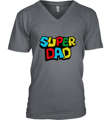 Super Dad like a Mario's classic bros vintage and classic Men's V-Neck Men's V-Neck - HHHstores