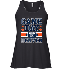 NFL Denver Co Game Day Football Home Team Colors Women's Racerback Tank Women's Racerback Tank - HHHstores