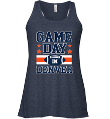 NFL Denver Co Game Day Football Home Team Colors Women's Racerback Tank Women's Racerback Tank - HHHstores