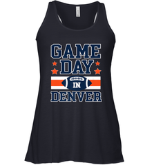 NFL Denver Co Game Day Football Home Team Colors Women's Racerback Tank Women's Racerback Tank - HHHstores