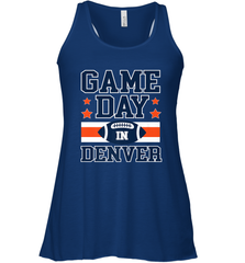 NFL Denver Co Game Day Football Home Team Colors Women's Racerback Tank Women's Racerback Tank - HHHstores