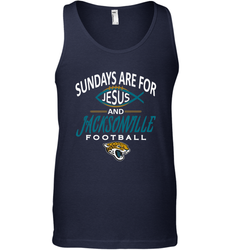 Sundays Are For Jesus and Jacksonville Funny Football Men's Tank Top