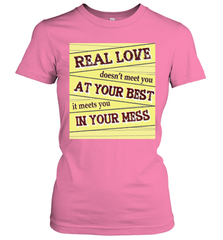 Real love funny quotes for valentine (2) Women's T-Shirt Women's T-Shirt - HHHstores