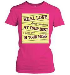 Real love funny quotes for valentine (2) Women's T-Shirt Women's T-Shirt - HHHstores