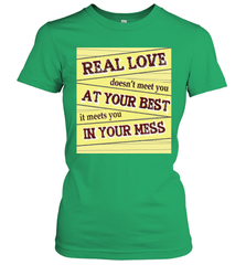 Real love funny quotes for valentine (2) Women's T-Shirt Women's T-Shirt - HHHstores