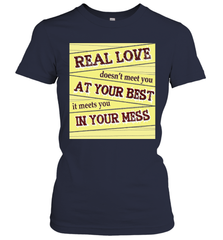 Real love funny quotes for valentine (2) Women's T-Shirt Women's T-Shirt - HHHstores