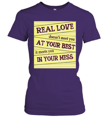 Real love funny quotes for valentine (2) Women's T-Shirt Women's T-Shirt - HHHstores