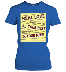 Real love funny quotes for valentine (2) Women's T-Shirt Women's T-Shirt - HHHstores