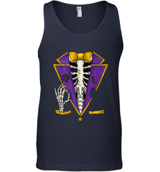 Skeleton Tuxedo Suit Halloween Costume Bones Men's Tank Top