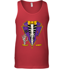 Skeleton Tuxedo Suit Halloween Costume Bones Men's Tank Top Men's Tank Top - HHHstores