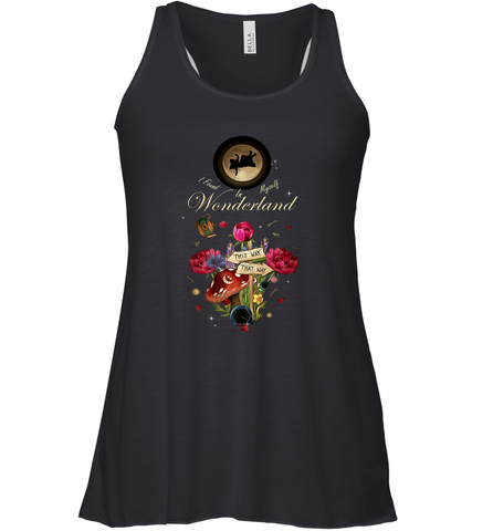 I Found Myself In Wonderland  Alice In Wonderland Women's Racerback Tank Women's Racerback Tank / Black / XS Women's Racerback Tank - HHHstores