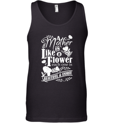 A mother is like a flower each one is beautiful and unique Men's Tank Top Men's Tank Top - HHHstores