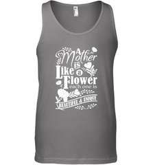 A mother is like a flower each one is beautiful and unique Men's Tank Top Men's Tank Top - HHHstores
