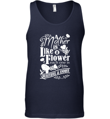 A mother is like a flower each one is beautiful and unique Men's Tank Top Men's Tank Top - HHHstores