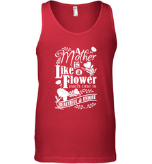 A mother is like a flower each one is beautiful and unique Men's Tank Top Men's Tank Top - HHHstores