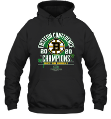 NHL ST PATRICK'S DAY Boston Bruins Fanatics 2020 Eastern Conference Champions Defensive Zone Hooded Sweatshirt Hooded Sweatshirt - HHHstores