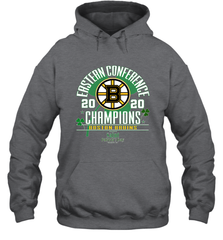 NHL ST PATRICK'S DAY Boston Bruins Fanatics 2020 Eastern Conference Champions Defensive Zone Hooded Sweatshirt Hooded Sweatshirt - HHHstores
