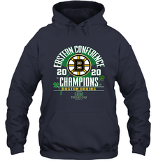NHL ST PATRICK'S DAY Boston Bruins Fanatics 2020 Eastern Conference Champions Defensive Zone Hooded Sweatshirt Hooded Sweatshirt - HHHstores