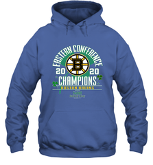 NHL ST PATRICK'S DAY Boston Bruins Fanatics 2020 Eastern Conference Champions Defensive Zone Hooded Sweatshirt Hooded Sweatshirt - HHHstores