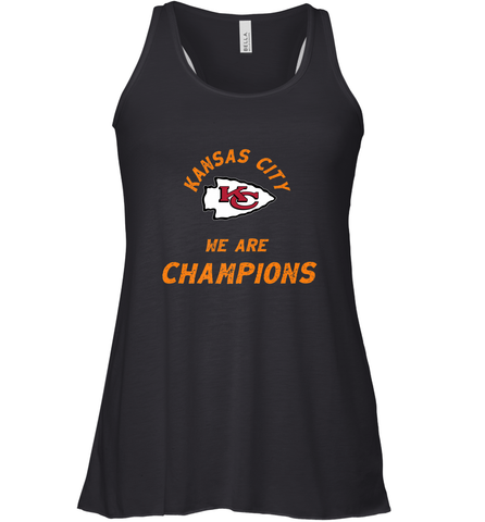 KC Kansas City Tribal Arrowhead we are Champions Women's Racerback Tank Women's Racerback Tank / Black / XS Women's Racerback Tank - HHHstores