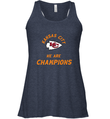 KC Kansas City Tribal Arrowhead we are Champions Women's Racerback Tank Women's Racerback Tank - HHHstores
