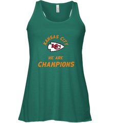KC Kansas City Tribal Arrowhead we are Champions Women's Racerback Tank Women's Racerback Tank - HHHstores