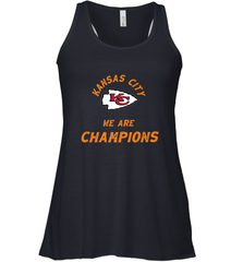 KC Kansas City Tribal Arrowhead we are Champions Women's Racerback Tank Women's Racerback Tank - HHHstores