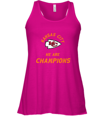 KC Kansas City Tribal Arrowhead we are Champions Women's Racerback Tank Women's Racerback Tank - HHHstores
