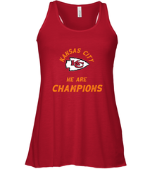 KC Kansas City Tribal Arrowhead we are Champions Women's Racerback Tank Women's Racerback Tank - HHHstores