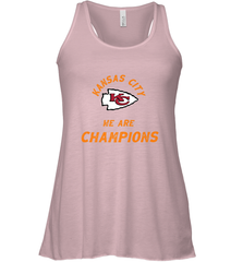 KC Kansas City Tribal Arrowhead we are Champions Women's Racerback Tank Women's Racerback Tank - HHHstores