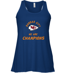 KC Kansas City Tribal Arrowhead we are Champions Women's Racerback Tank Women's Racerback Tank - HHHstores