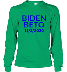Vote Democrat Joe Biden for President Beto O'Rourke Long Sleeve T-Shirt Long Sleeve T-Shirt - HHHstores