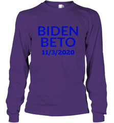 Vote Democrat Joe Biden for President Beto O'Rourke Long Sleeve T-Shirt Long Sleeve T-Shirt - HHHstores