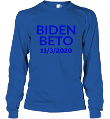 Vote Democrat Joe Biden for President Beto O'Rourke Long Sleeve T-Shirt Long Sleeve T-Shirt - HHHstores