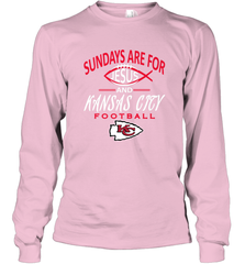 Sundays Are For Jesus and Kansas City Funny Football Long Sleeve T-Shirt Long Sleeve T-Shirt - HHHstores