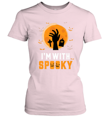 I'm With Spooky  Scary Halloween Costume Gift Women's T-Shirt Women's T-Shirt - HHHstores