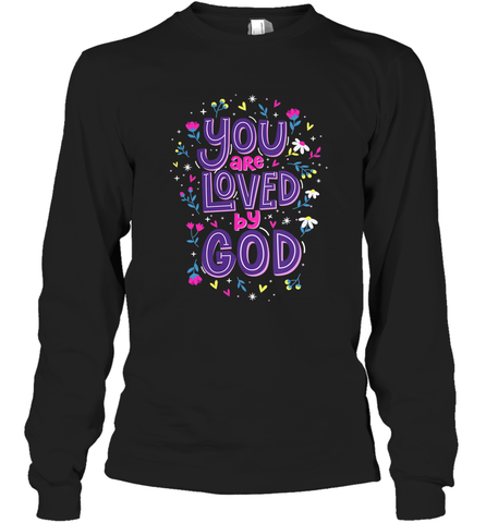 Christian Valentine's Day Long Sleeve T-Shirt Long Sleeve T-Shirt / Black / S Long Sleeve T-Shirt - HHHstores