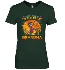 You can't scare me I'm the crazy grandma halloween Women's Premium T-Shirt Women's Premium T-Shirt - HHHstores