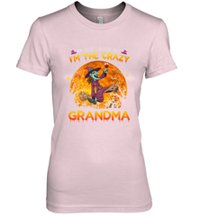 You can't scare me I'm the crazy grandma halloween Women's Premium T-Shirt Women's Premium T-Shirt - HHHstores