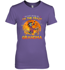 You can't scare me I'm the crazy grandma halloween Women's Premium T-Shirt Women's Premium T-Shirt - HHHstores