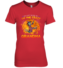 You can't scare me I'm the crazy grandma halloween Women's Premium T-Shirt Women's Premium T-Shirt - HHHstores
