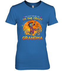 You can't scare me I'm the crazy grandma halloween Women's Premium T-Shirt Women's Premium T-Shirt - HHHstores