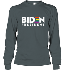 Joseph Biden For President T Shirt_ LGBT Gay Pride Rainbow Long Sleeve T-Shirt Long Sleeve T-Shirt - HHHstores