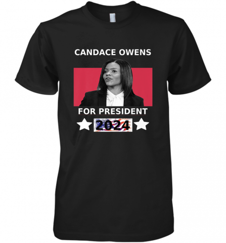 Candace Owens For President 2024 Men's Premium T-Shirt Men's Premium T-Shirt / Black / XS Men's Premium T-Shirt - HHHstores