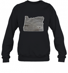 Oregon Pride Tee, Oregon Coast Tshirt, Forest Tree Crewneck Sweatshirt Crewneck Sweatshirt - HHHstores