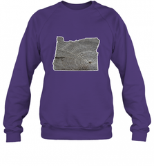 Oregon Pride Tee, Oregon Coast Tshirt, Forest Tree Crewneck Sweatshirt Crewneck Sweatshirt - HHHstores