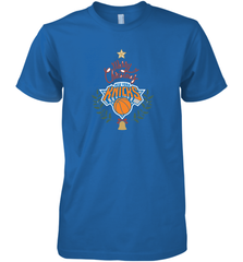 NBA New York Knicks Logo merry Christmas gilf Men's Premium T-Shirt Men's Premium T-Shirt - HHHstores