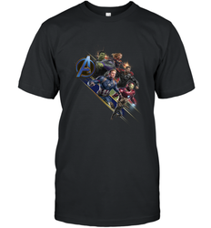 Marvel Avengers Endgame Action Pose Logo Men's T-Shirt